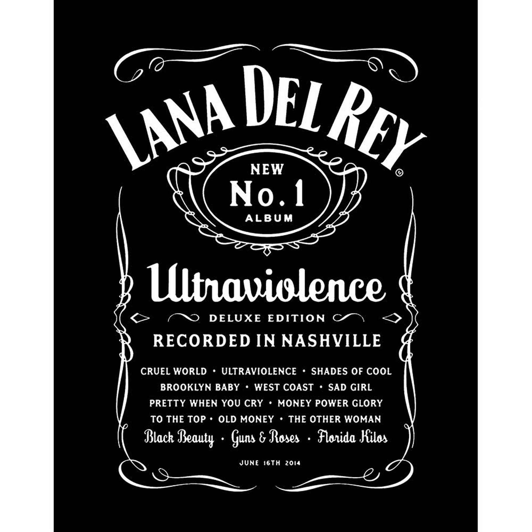 Lana Del Rey Ultraviolence Büyük Sırt Patch Yama