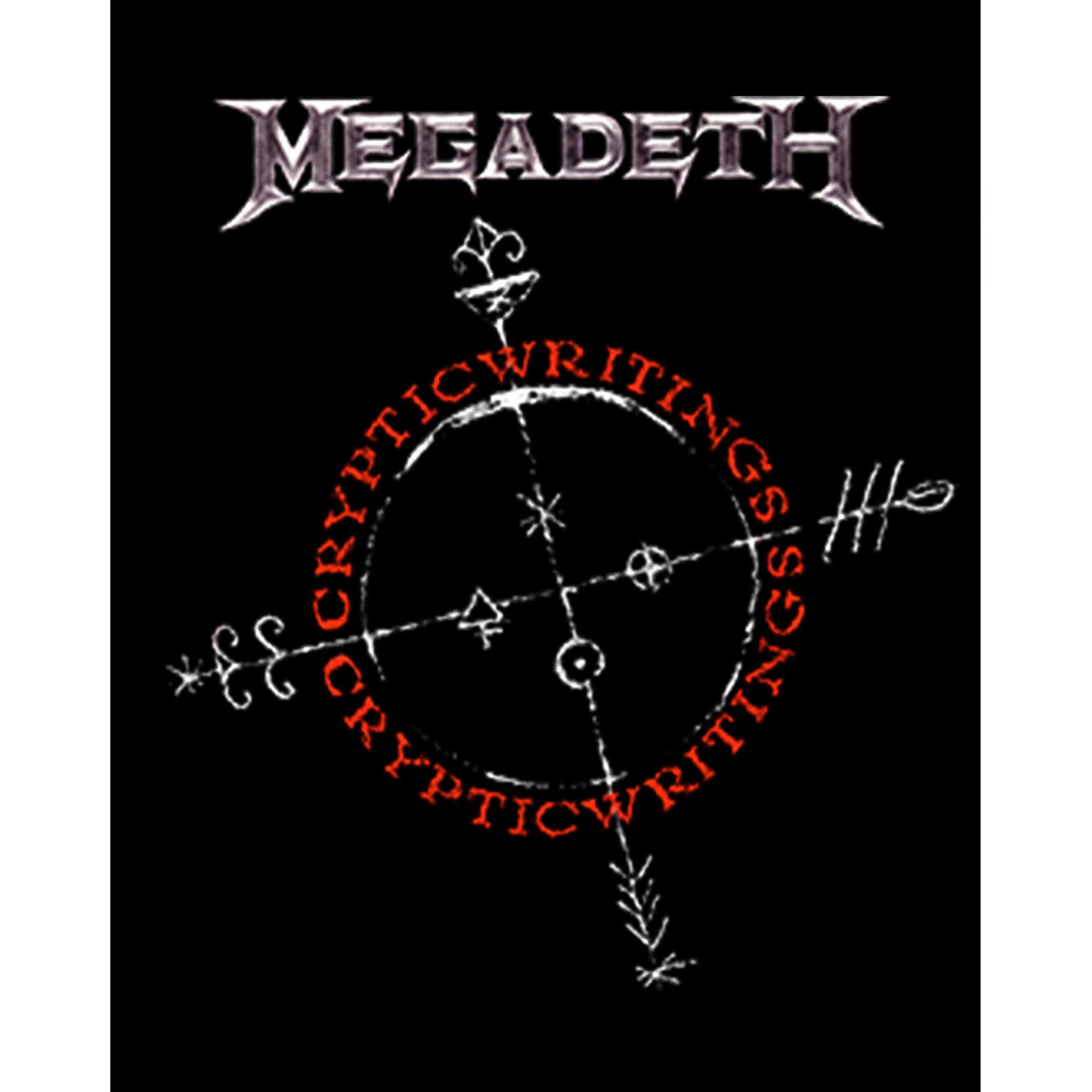 Megadeth Cryptic Writings 1997 Büyük Sırt Patch Yama