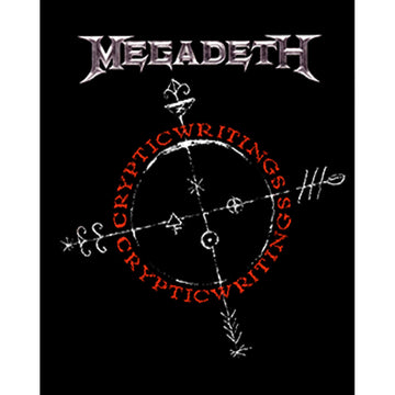 Megadeth Cryptic Writings 1997 Büyük Sırt Patch Yama