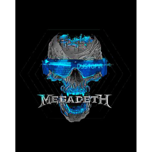 Megadeth Dystopia Skull Büyük Sırt Patch Yama