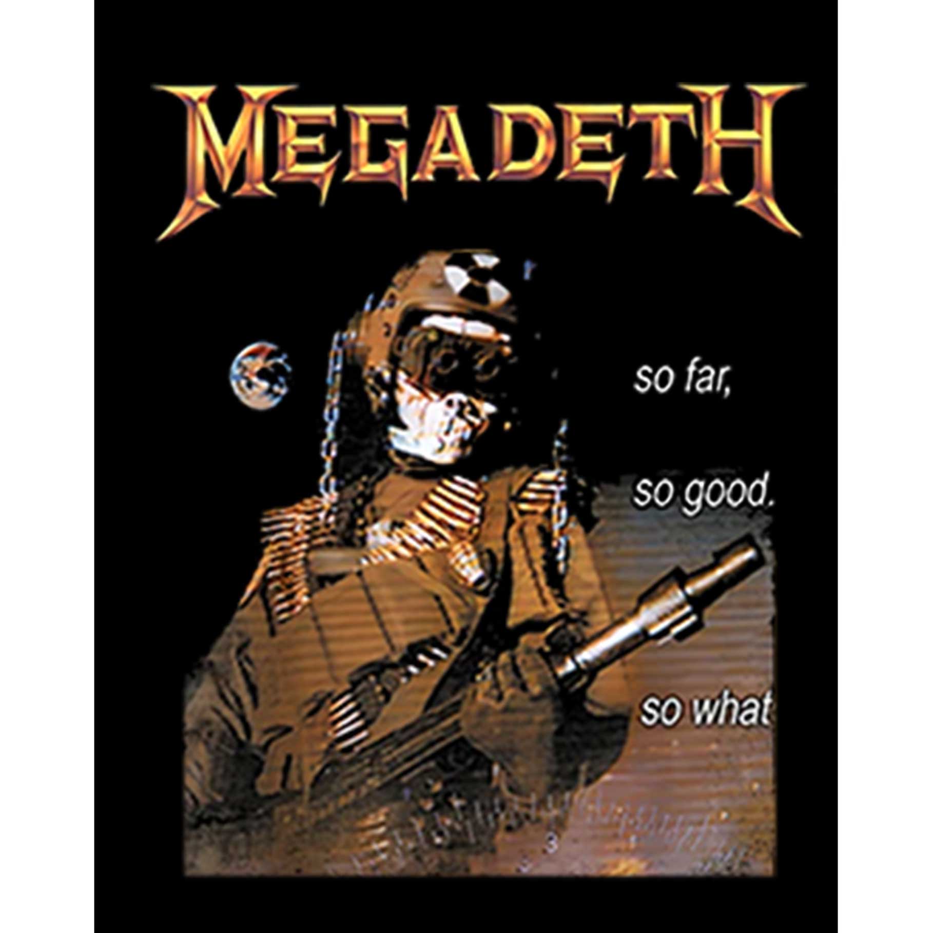 Megadeth So Far So Good Büyük Sırt Patch Yama