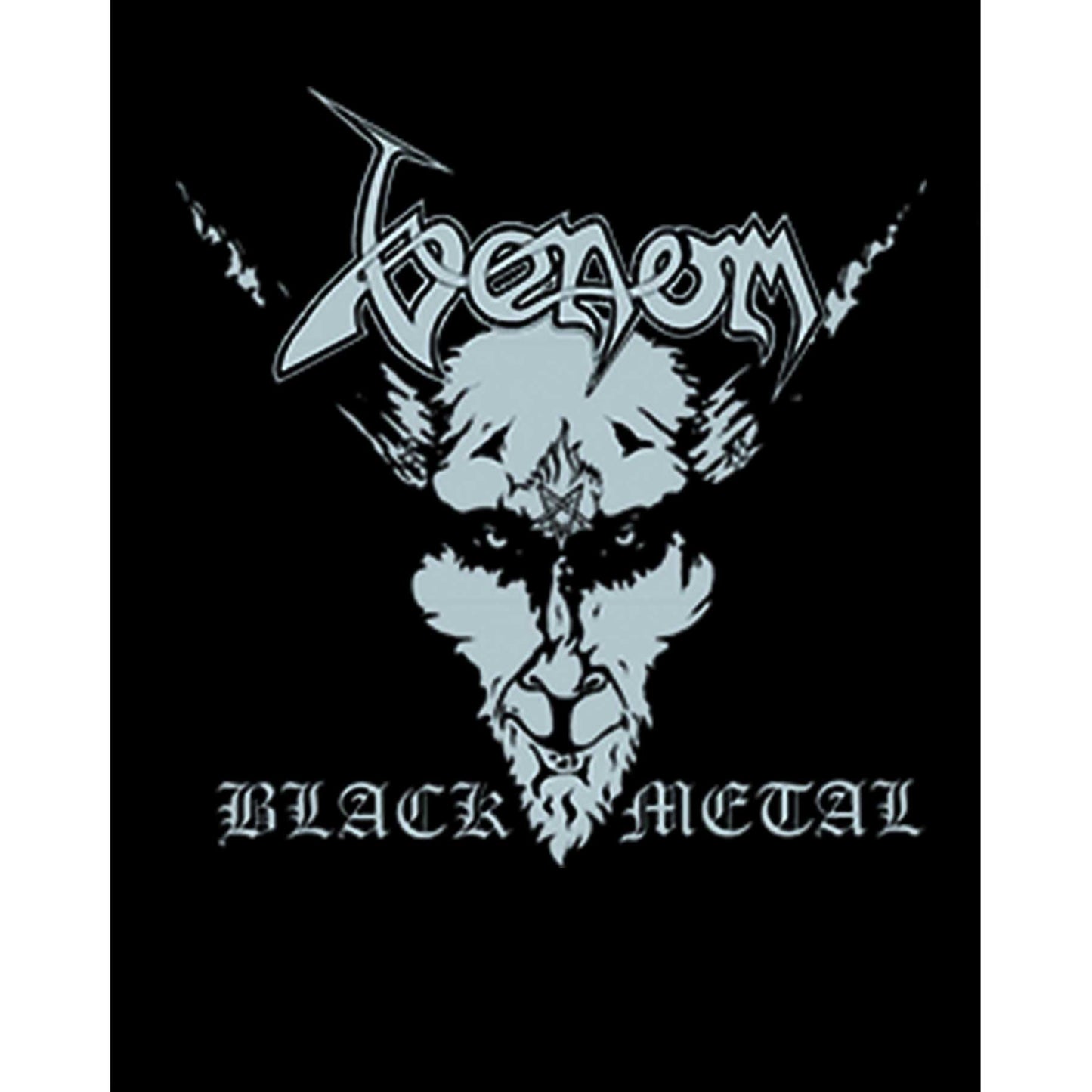 Venom Black Metal Silver Büyük Sırt Patch Yama