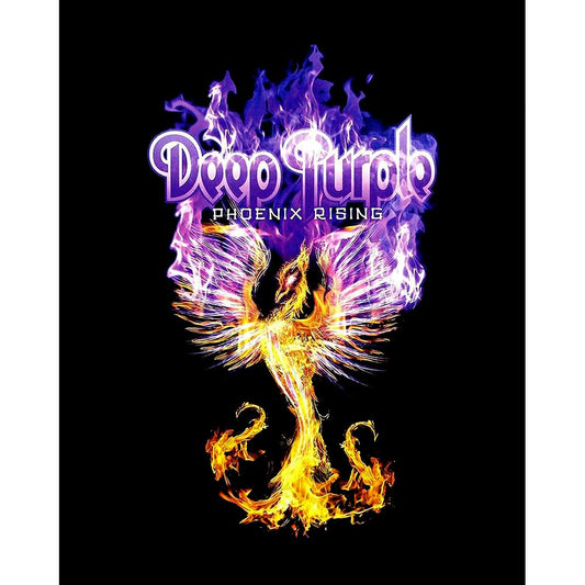 Deep purple Phoenix Rising Büyük Sırt Patch Yama