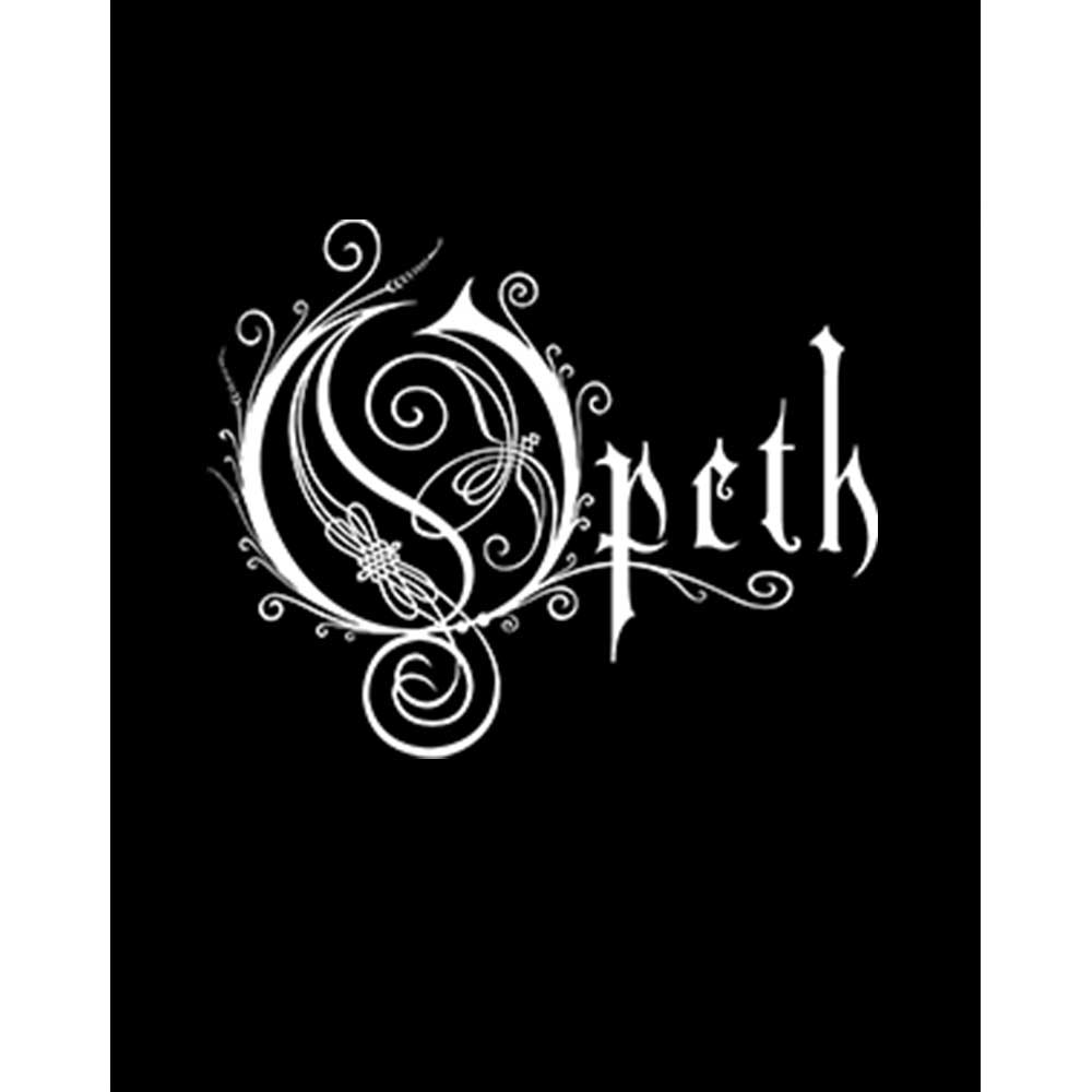 Opeth Logo White Büyük Sırt Patch Yama