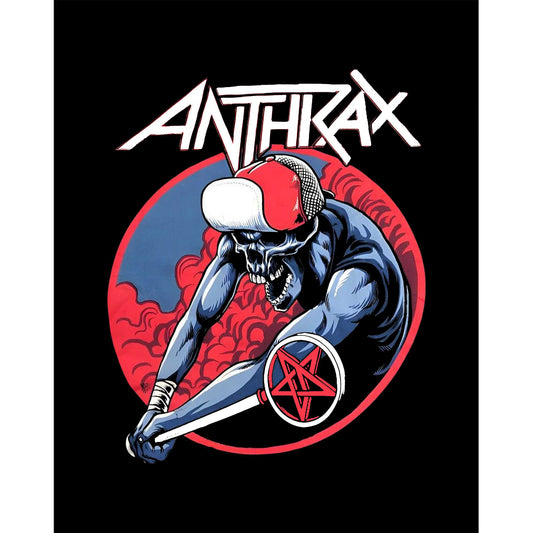 Anthrax Pentegram Siyah Büyük Sırt Patch Yama