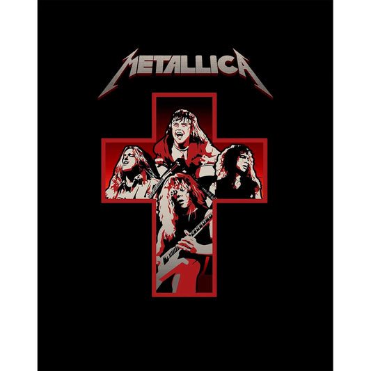 Metallica Silhouettes İnside The Cross Siyah Büyük Sırt Patch Yama