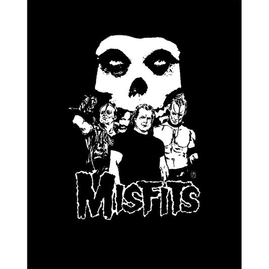 Misfits Grup Logo Siyah Büyük Sırt Patch Yama