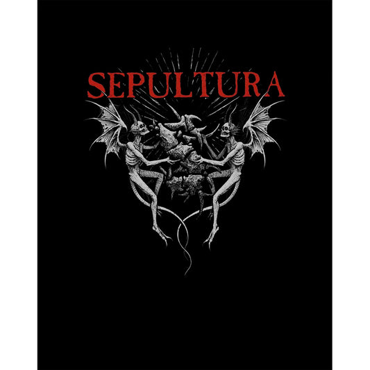Sepultura Angel Siyah Büyük Sırt Patch Yama