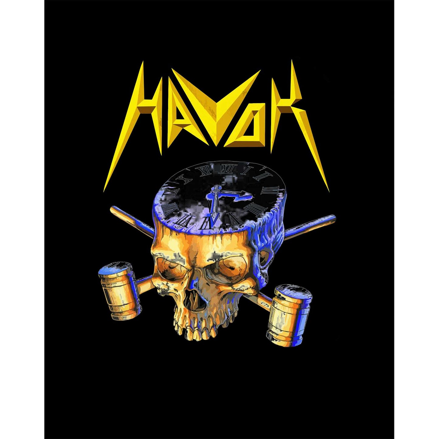 Havok Band Deals Merch Siyah Büyük Sırt Patch Yama