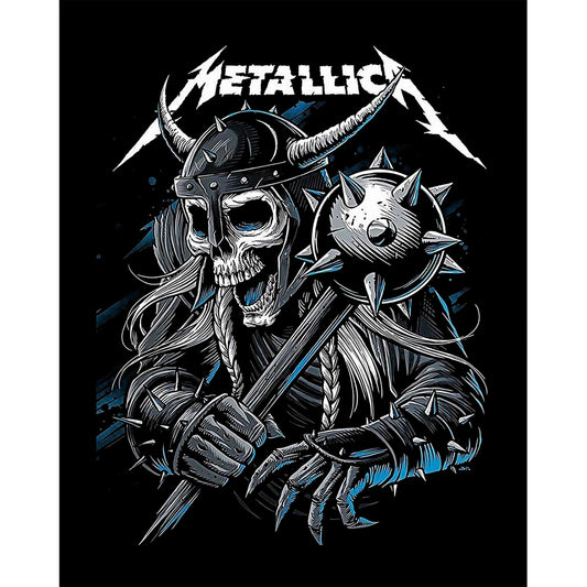 Metallica Vikings Siyah Büyük Sırt Patch Yama