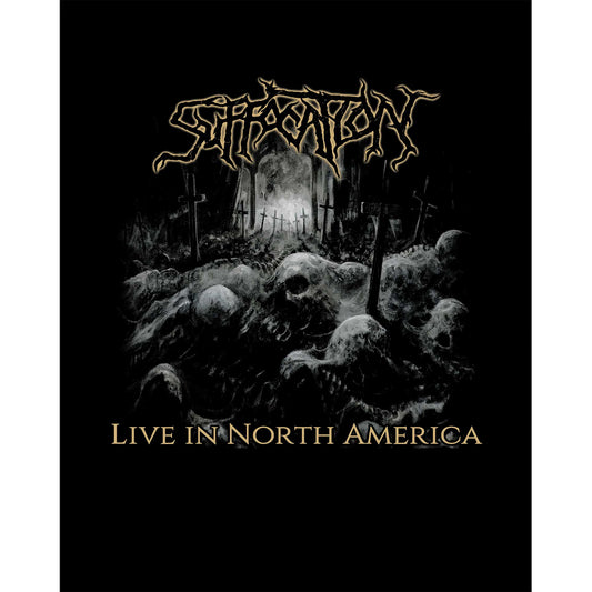Suffocation Live In North Amerıca Siyah Büyük Sırt Patch Yama