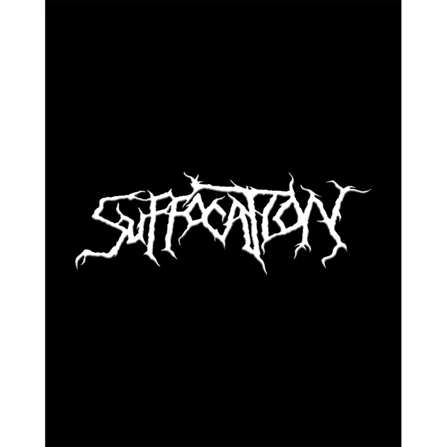 Suffocation Logo Siyah Büyük Sırt Patch Yama