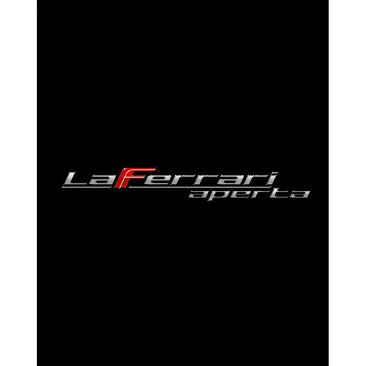 La Ferrari Aperta Logo Büyük Sırt Patch Yama