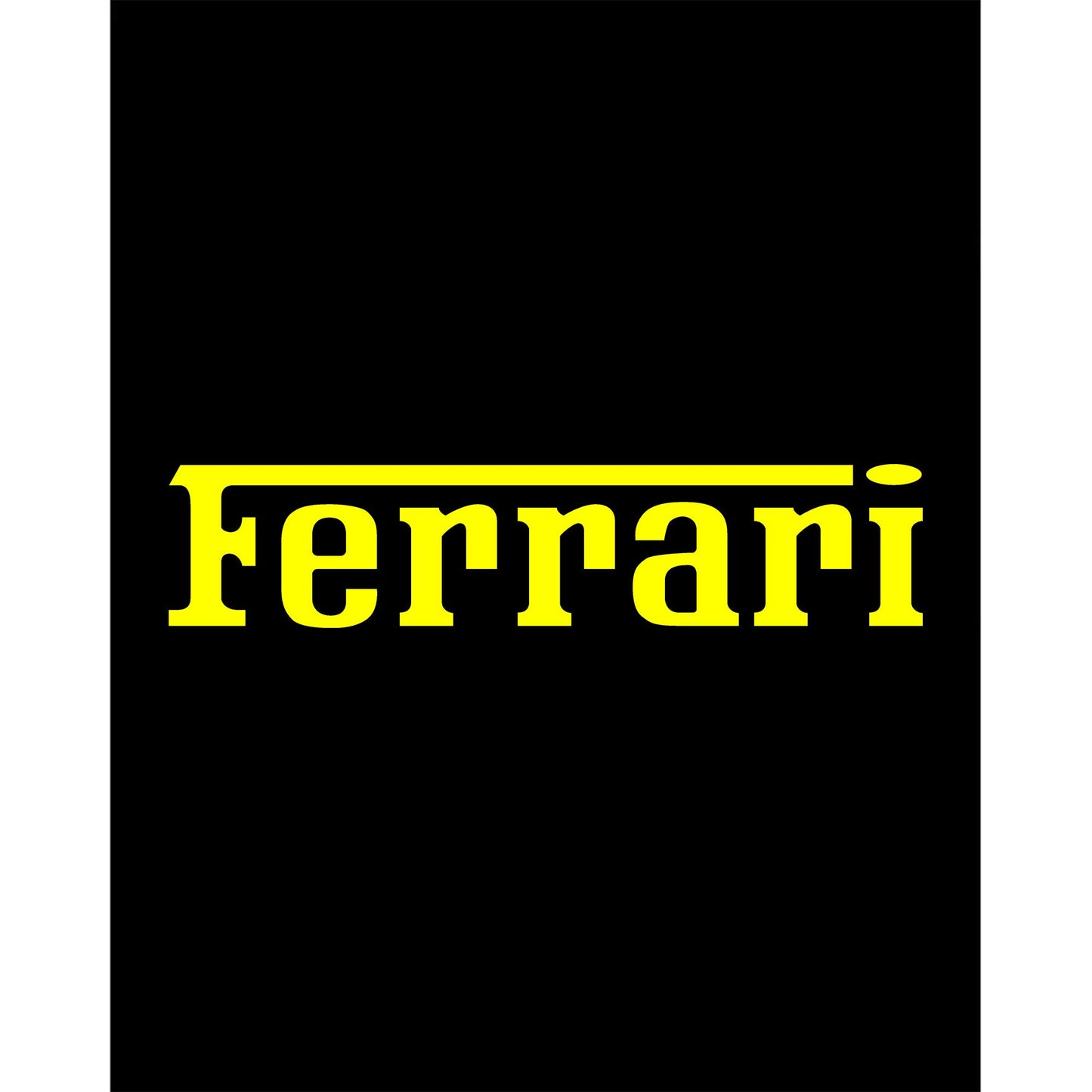 Ferrari Gold Text Büyük Sırt Patch Yama