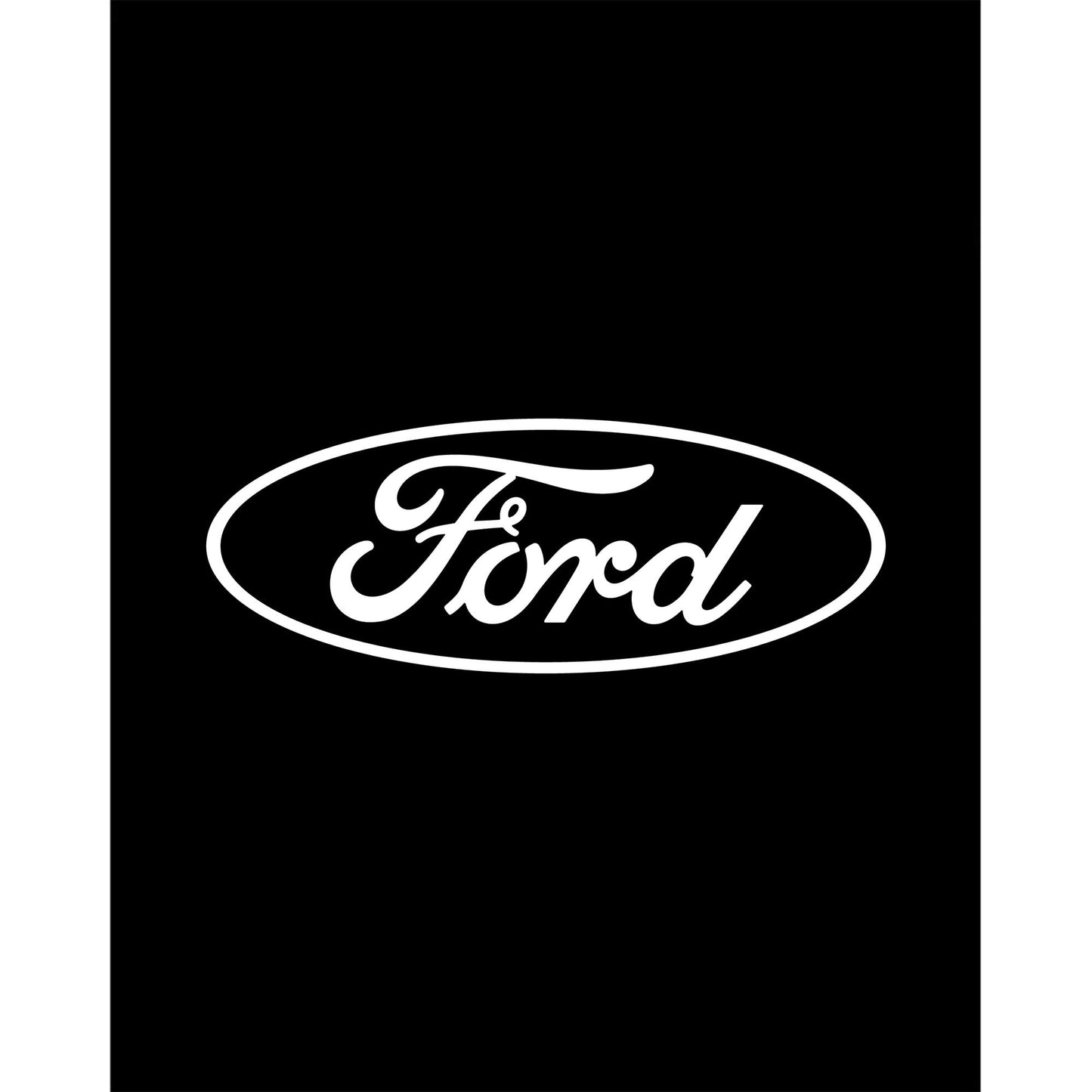 Ford Logo Text Büyük Sırt Patch Yama