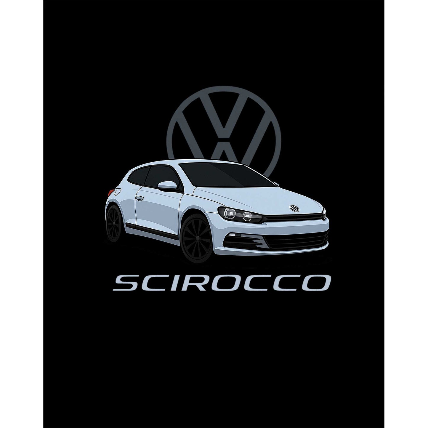 Volkswagen Scirocco Büyük Sırt Patch Yama