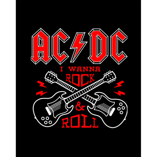 Ac Dc Wanna Büyük Sırt Patch Yama