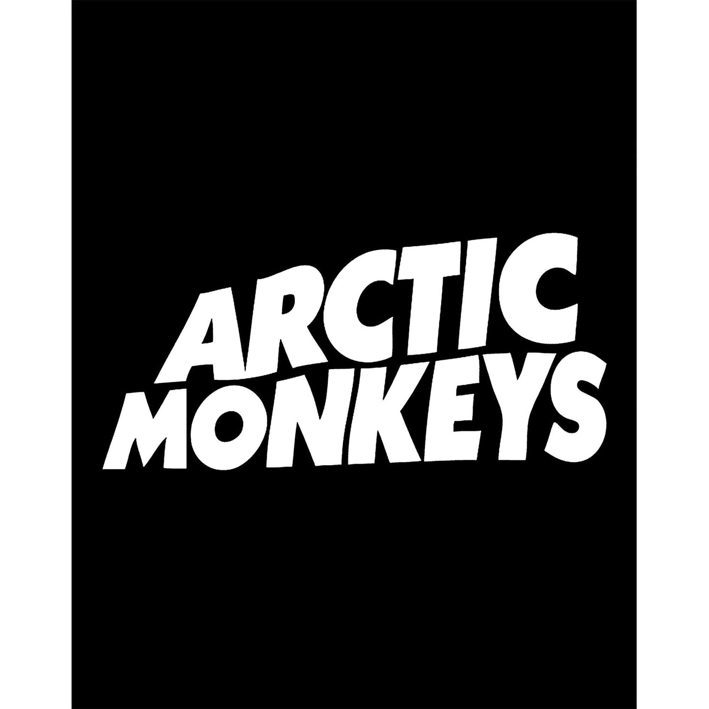 Artic Monkeys White Logo Büyük Sırt Patch Yama