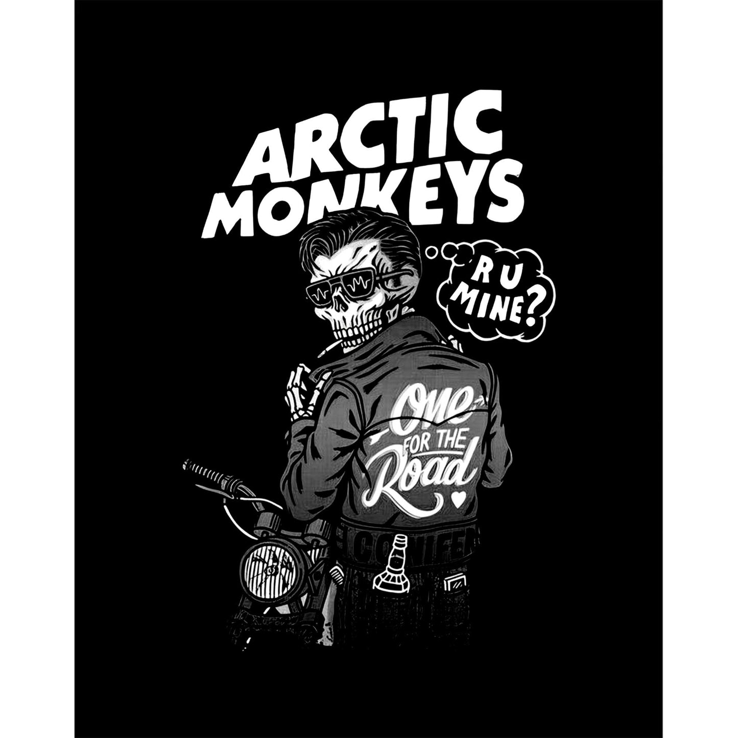 Artic Monkeys Skull Rider Büyük Sırt Patch Yama