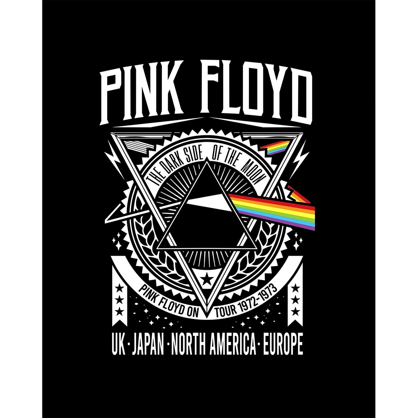 Pink Floyd Tour 1972 1973 Büyük Sırt Patch Yama