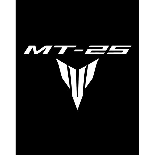 Yamaha MT25 White Logo Büyük Sırt Patch Yama