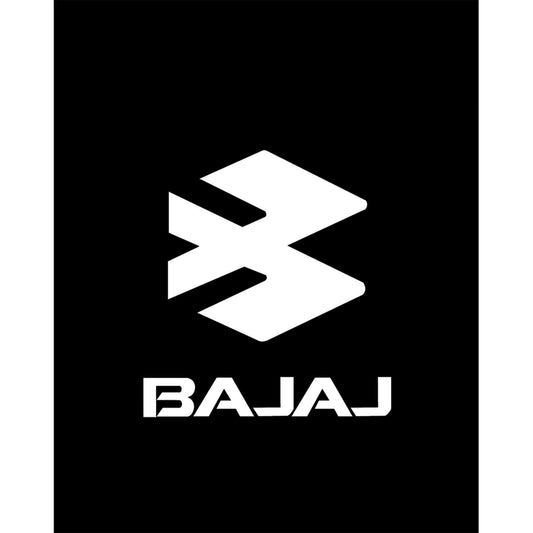 Bajaj White Logo Büyük Sırt Patch Yama