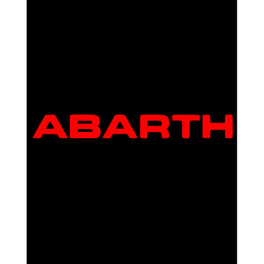 Abarth Text Line Büyük Sırt Patch Yama