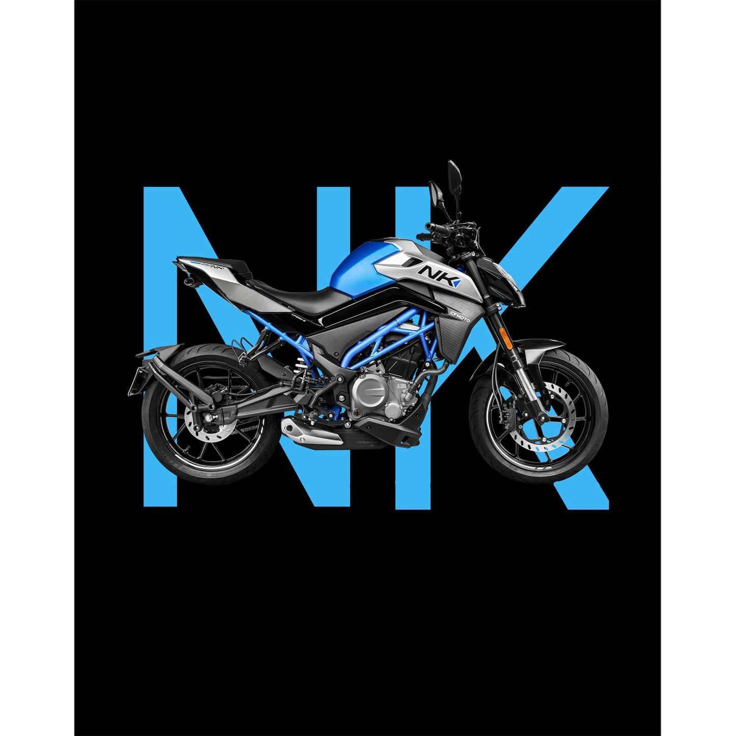 CFMOTO 250NK Text Büyük Sırt Patch Yama
