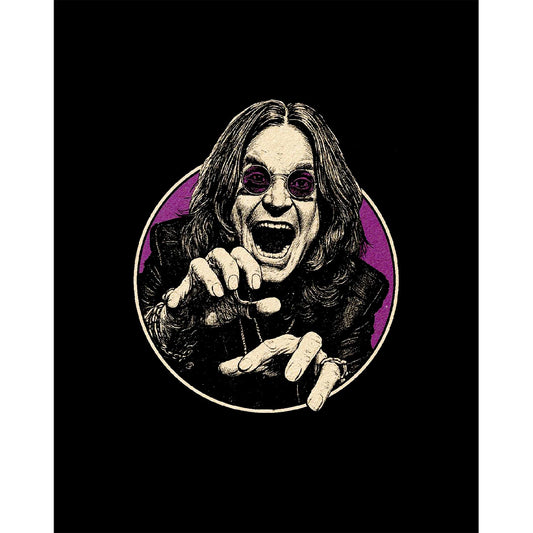 Ozzy Osbourne Portre Büyük Sırt Patch Yama