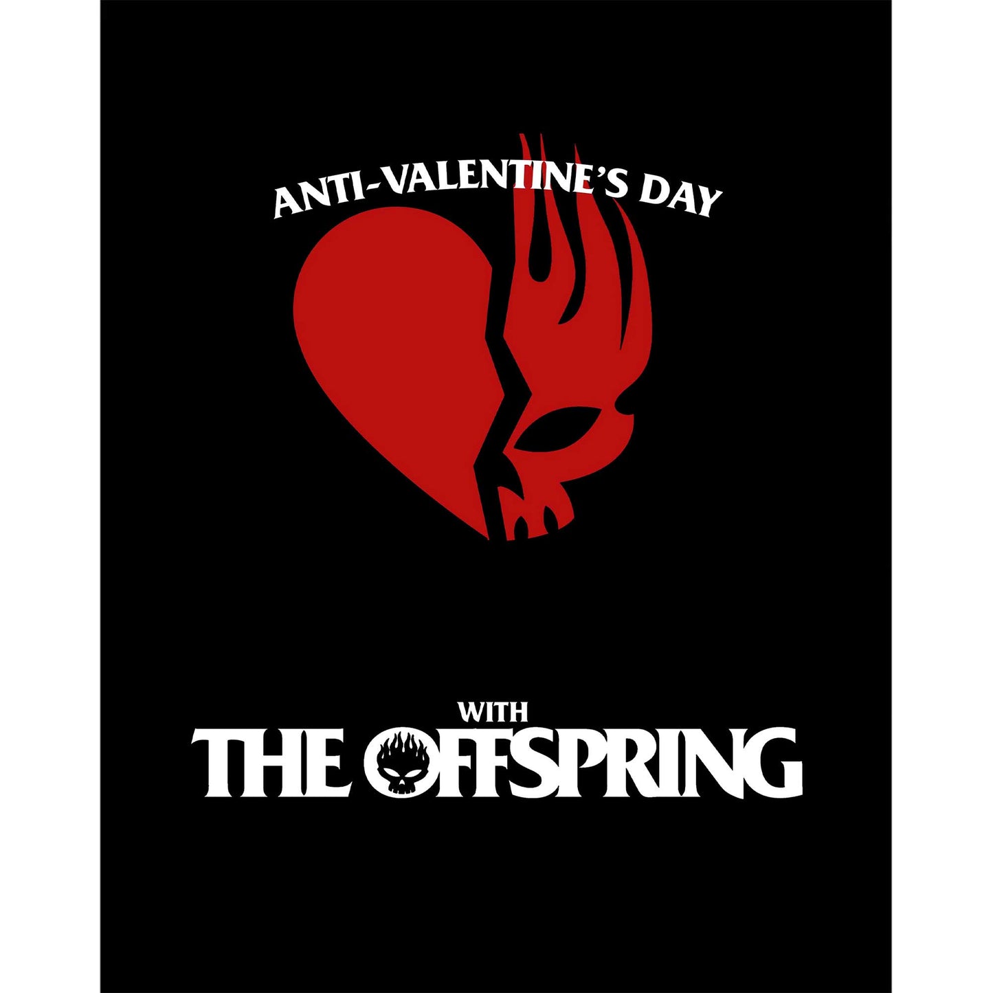 The Offspring Anti Valentine's Day Büyük Sırt Patch Yama