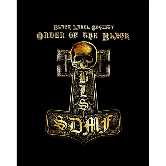 Black Label Society Order of The Black Büyük Sırt Patch Yama