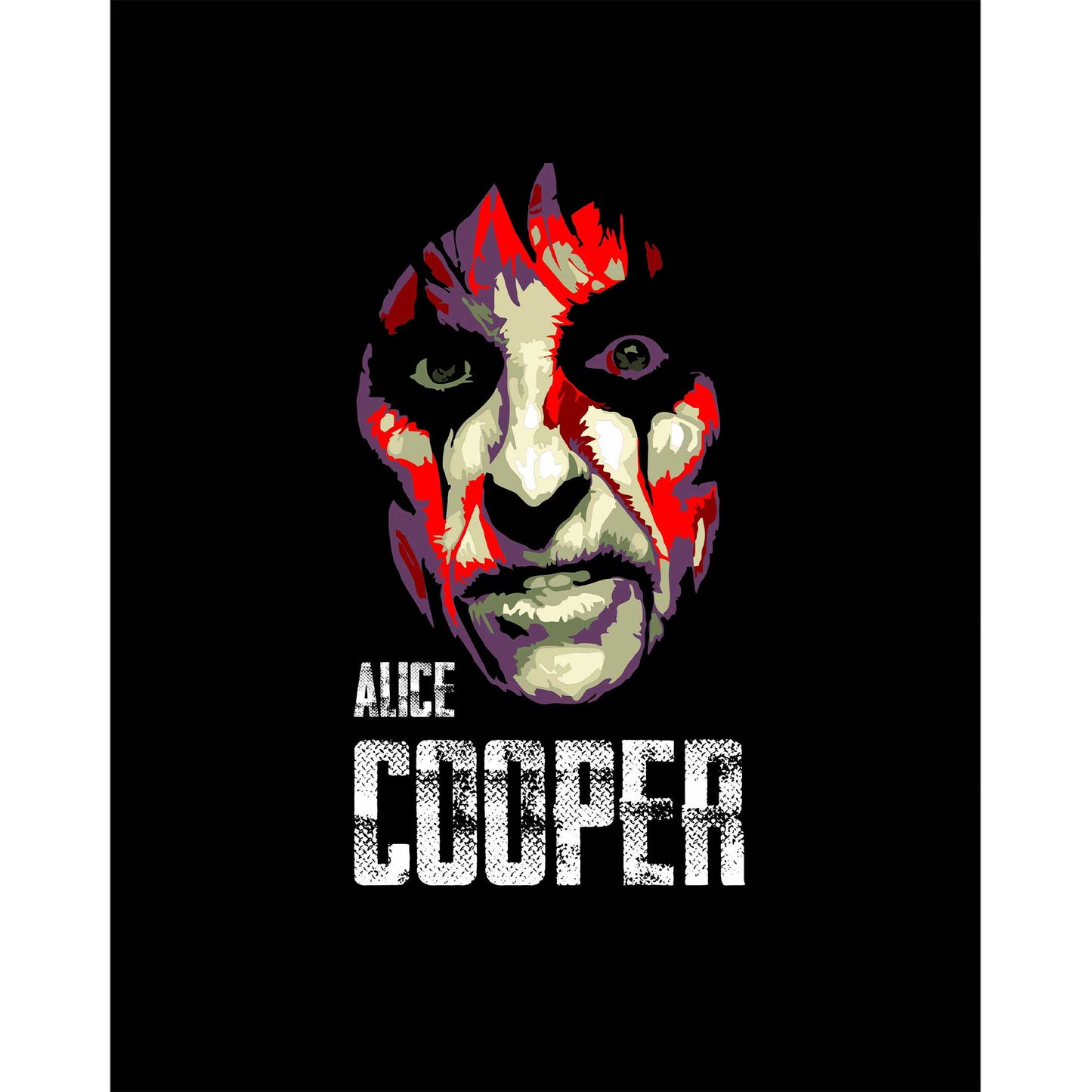 Alice Cooper Silüet Büyük Sırt Patch Yama