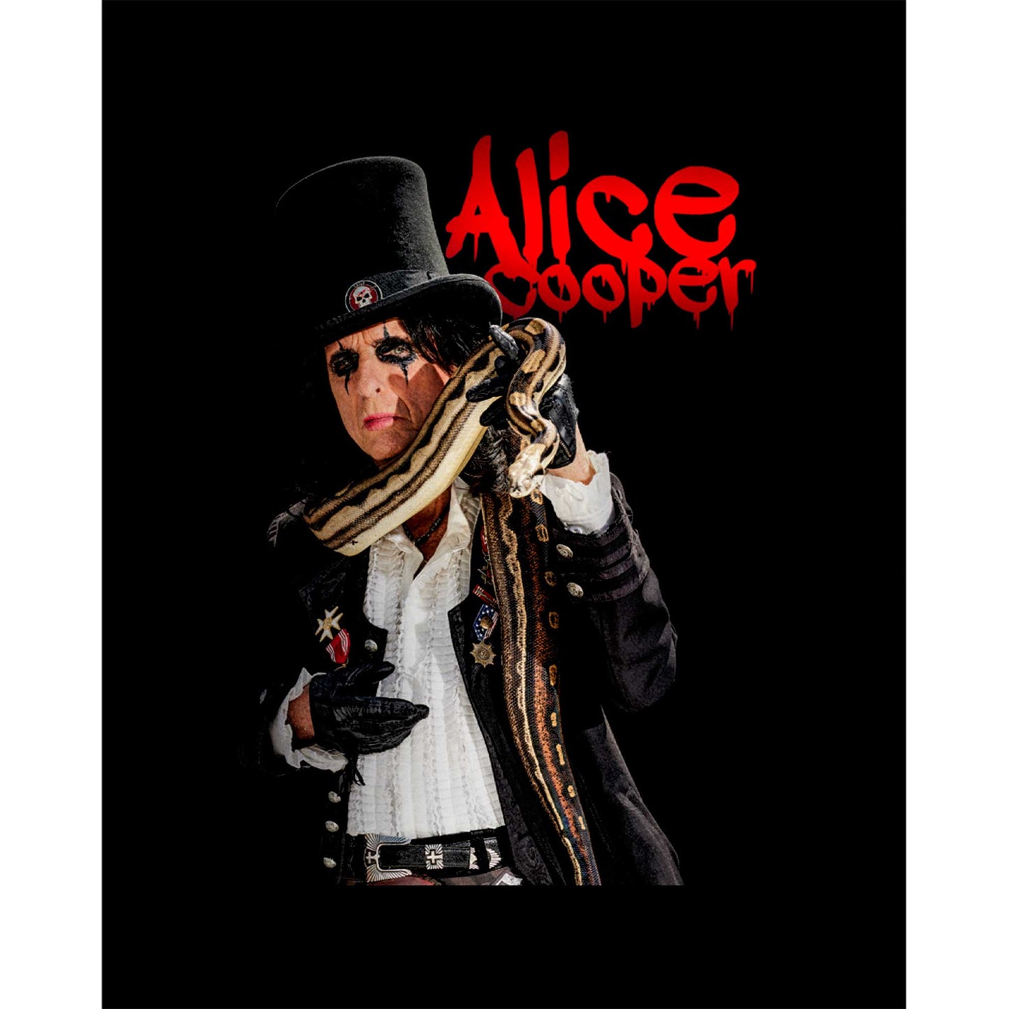 Alice Cooper Snake Büyük Sırt Patch Yama