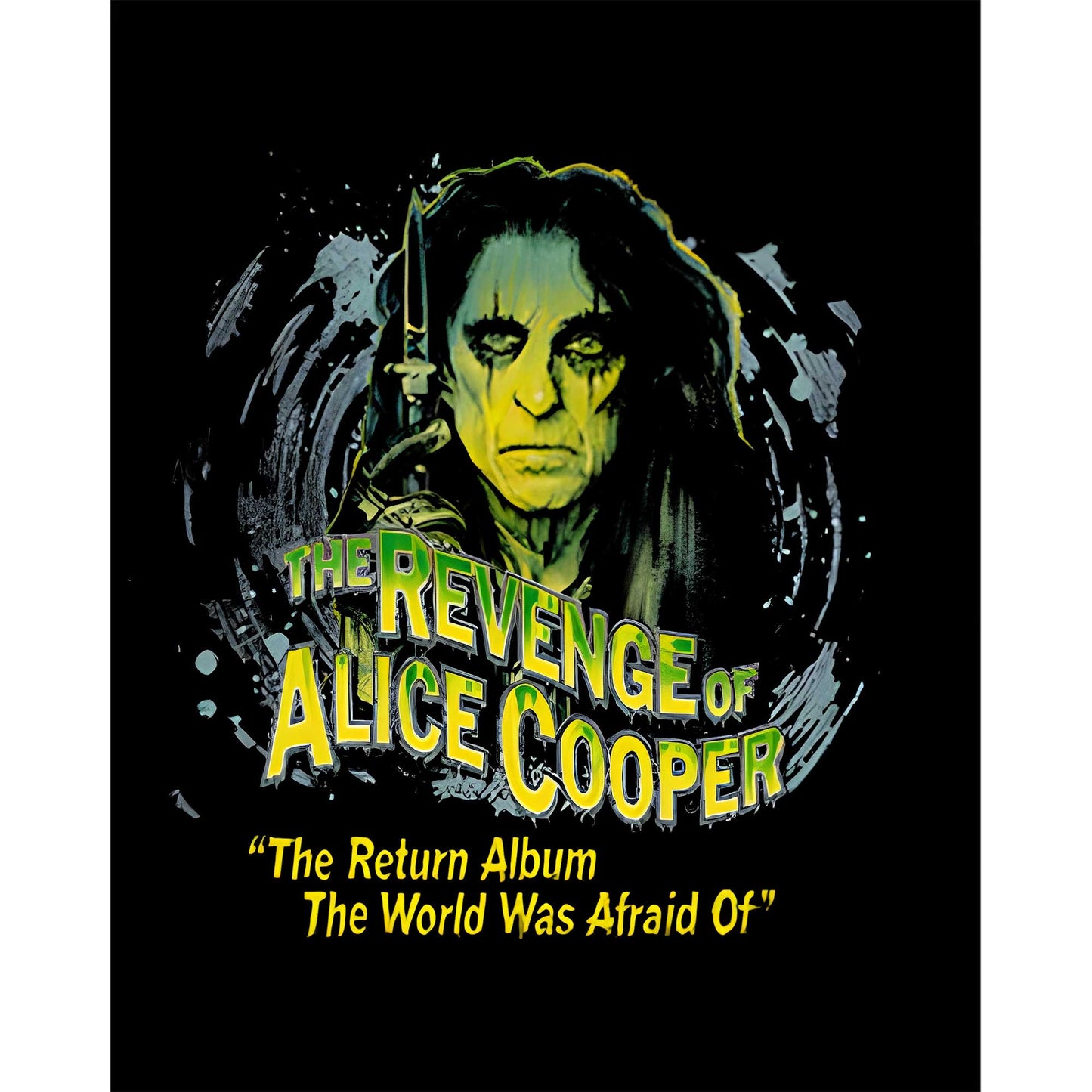 Alice Cooper The Revenge of Face Büyük Sırt Patch Yama