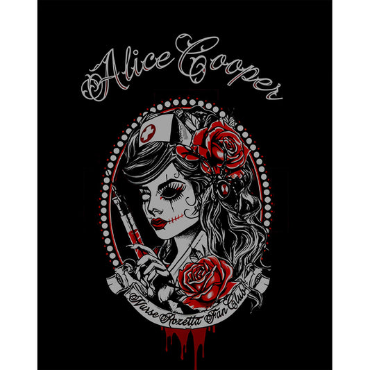 Alice Cooper Nurse Rozetta Fan Club Büyük Sırt Patch Yama
