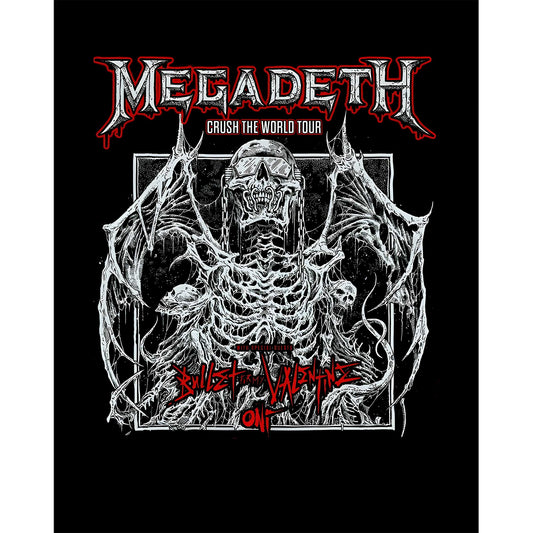 Megadeth Crush The World Büyük Sırt Patch Yama
