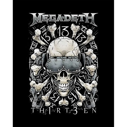 Megadeth Th1rt3en Büyük Sırt Patch Yama