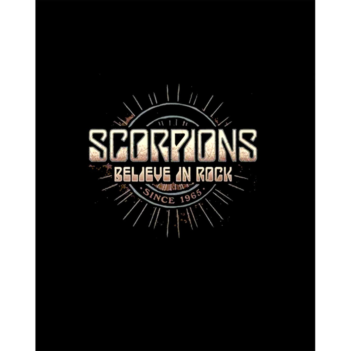 Scorpions Believe In Rock Büyük Sırt Patch Yama