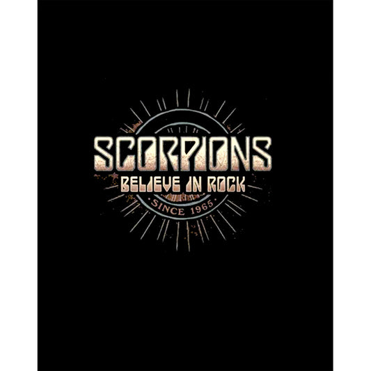 Scorpions Believe In Rock Büyük Sırt Patch Yama
