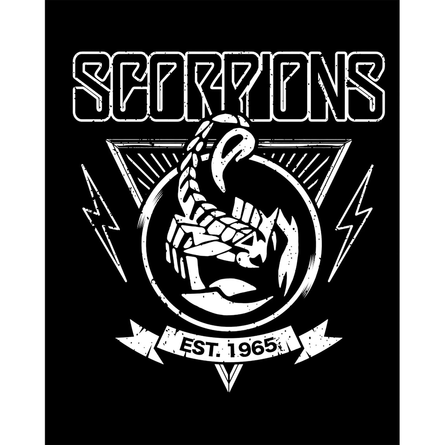 Scorpions Est. 1965 Büyük Sırt Patch Yama