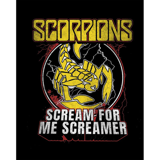 Scorpions Scream For Me Screamer Büyük Sırt Patch Yama