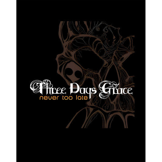 Three Days Grace Never Too Late Büyük Sırt Patch Yama