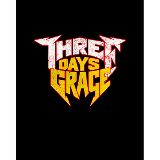 Three Days Grace Text Color Büyük Sırt Patch Yama