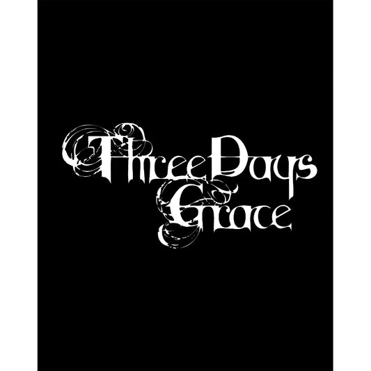 Three Days Grace Logo Text Büyük Sırt Patch Yama
