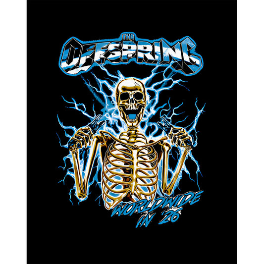 The Offspring Worldwide In '26 Skull Büyük Sırt Patch Yama