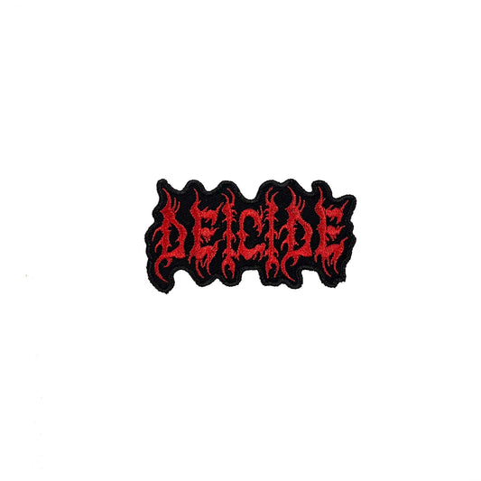 Deicide Text Red Patch Yama