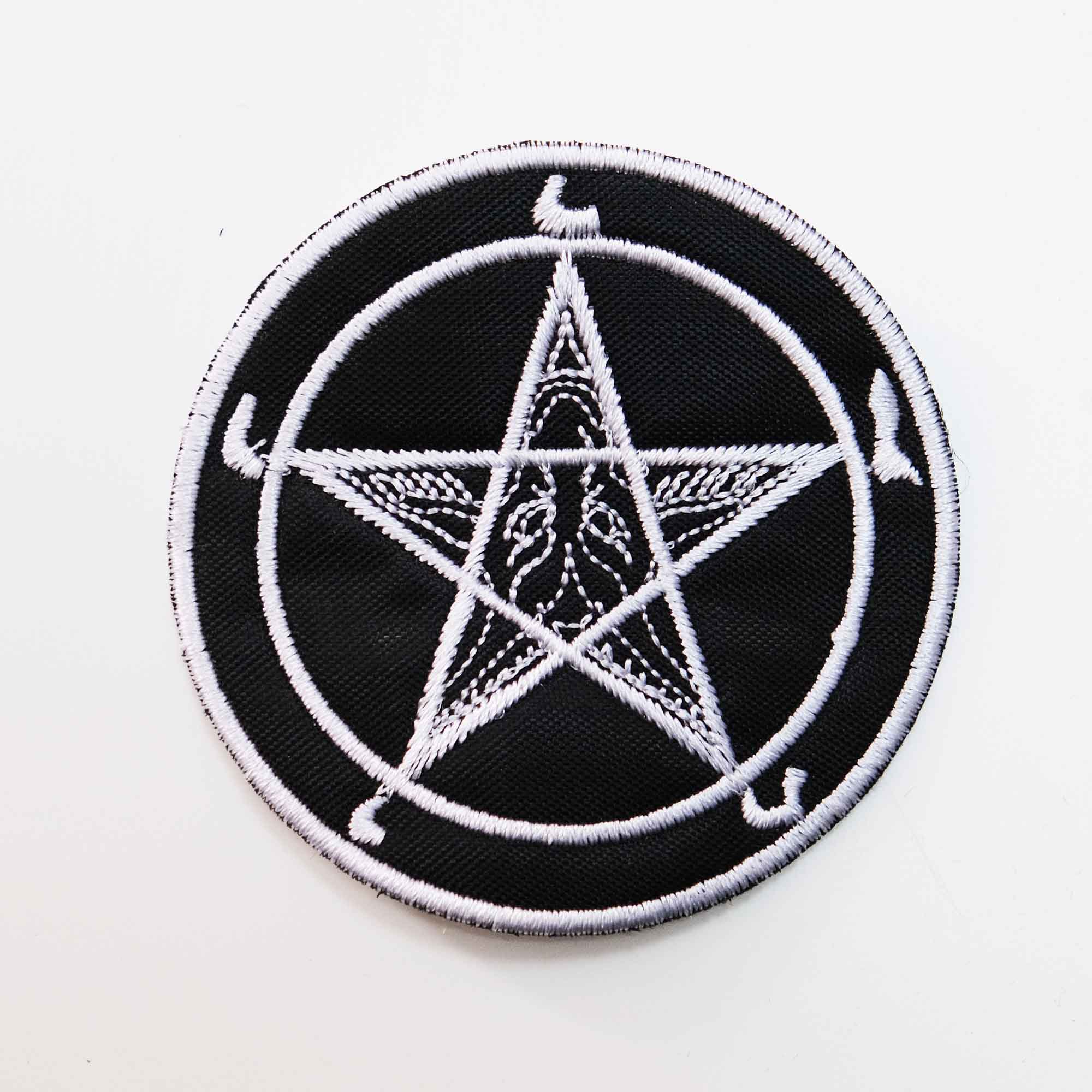 Pentagram Baphomet Patch Yama | Zepplin Giyim – Zepplingiyim