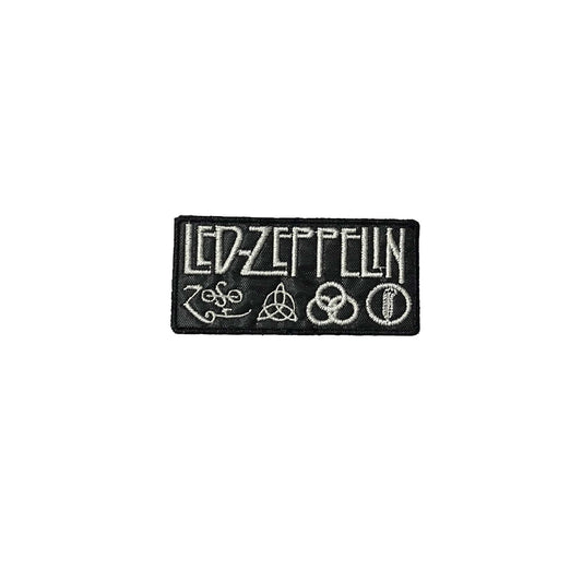 Led Zeppelin White Text Patch Yama