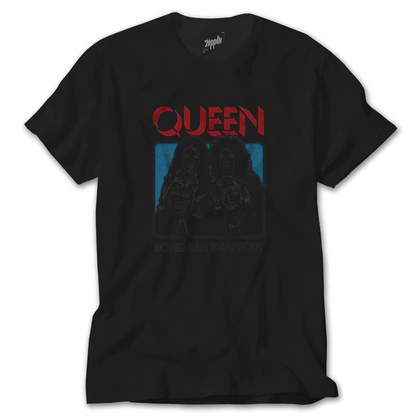 Queen - Poster Full Size Siyah Tişört