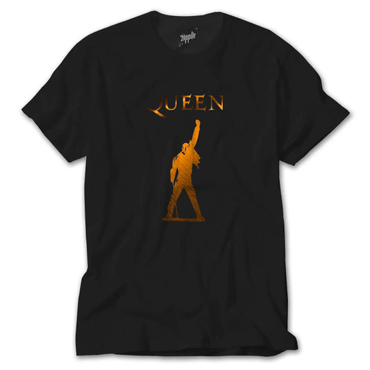 Queen - Freddie Mercury Siyah Tişört